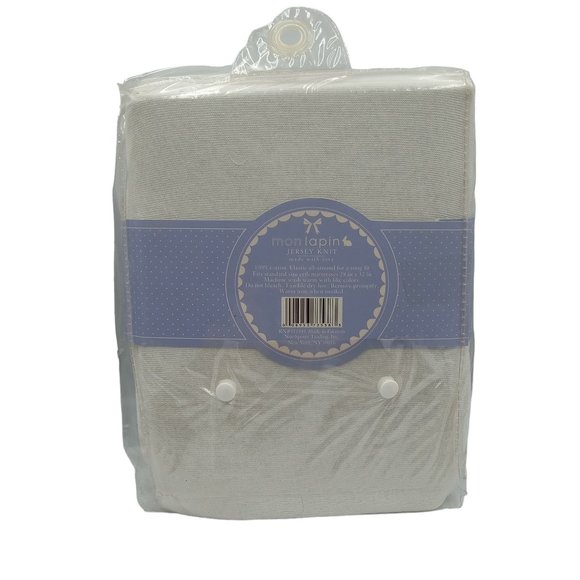 Mon Lapin Crib Sheet Jersey Knit 100% Cotton - Picture 2 of 7